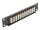 DELOCK 10" LWL Patchpanel 12 Port LC Quad beige 1 HE schwarz