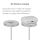 CLUB3D CAC-3026 Qi2 25W kabelloses Ladegerät Weiß Qi 2.2 MagSafe-kompatibles Magnetpad