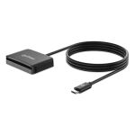 Manhattan 102742 Smart-Card-Lesegerät USB USB Typ-C Schwarz