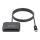 Manhattan 102742 Smart-Card-Lesegerät USB USB Typ-C Schwarz