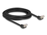 DeLOCK RJ45 Netzwerkkabel Cat.6A S/FTP 45° nach oben...