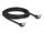 DELOCK RJ45 Netzwerkkabel Cat.6A S/FTP 45° 3 m schwarz