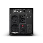 CyberPower PR750ELCDGR Line-Interactive USV 750VA/675W Tower, Reine Sinuswelle, AVR, LCD, Ausgang (4) 2x Schuko 2x IEC, RS232, USB (HID), EPO, Expansion Port für opt. Netzwerkkomunikation
