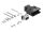 Delock MDR Stecker 14 Pin Lötanschluss mit Gehäuse