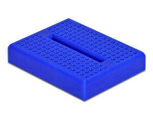 DELOCK Experimentier-Mini Steckbrett 170 Kontakte blau
