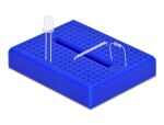 DELOCK Experimentier-Mini Steckbrett 170 Kontakte blau