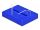 DELOCK Experimentier-Mini Steckbrett 170 Kontakte blau