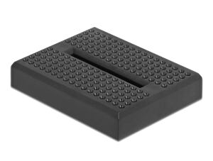 DELOCK Experimentier-Mini Steckbrett 170 Kontakte schwarz