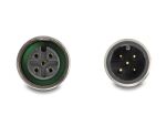 DeLOCK D-Sub 9 Buchse zu M12 Stecker und Buchse 5 Pin A-kodiert CAN Bus Verteiler 180° blau