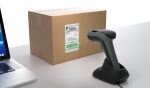 Safescan 350-BT Tragbares Barcodelesegerät 1D/2D CMOS Schwarz, Grau