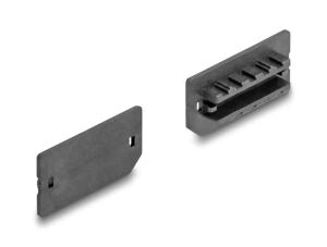 DeLOCK Staubschutz für USB Typ-E Key A oder Key B Buchse 10 Stück schwarz