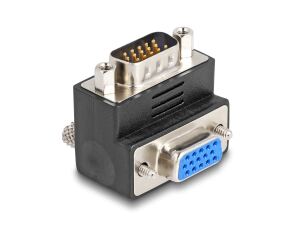 DELOCK Adapter VGA Stecker zu Buchse 270° gewinkelt