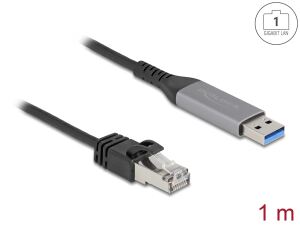 DELOCK USB LAN Kabel USB Typ-A > RJ45 Gigabit Ethernet 1m