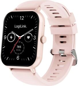 Logilink Smartwatch Edge 1,83" LCD Touchscreen BT5.2 pink