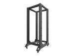 Lanberg OR01-6827-B Rack 27U Freistehendes Gestell Schwarz