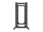 Lanberg OR01-6827-B Rack 27U Freistehendes Gestell Schwarz
