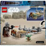 Lego Star Wars Der Mandalorianer und Grogu auf Bike--75436