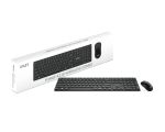MSI FORGE K210 WIRELESS COMBO Tastatur Maus enthalten Heimbüro USB Schwarz