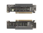 DELOCK PCI Express 4.0 x16 Karte zu 2x M.2 Key M NVMe Slot