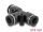 DeLOCK Pneumatik Steckverbinder 8 mm mit zwei Befestigungslöchern T-Form