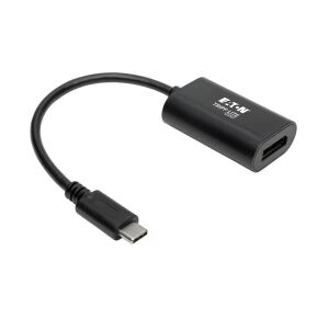 Tripp Lite U444-06N-DP4K6B USB-C-zu-DisplayPort-Adapter – 4K 60 Hz, Schwarz