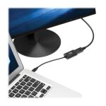 Tripp Lite U444-06N-DP4K6B USB-C-zu-DisplayPort-Adapter – 4K 60 Hz, Schwarz