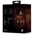 Deltaco Gaming GAM-186 Kopfhörer & Headset Kabelgebunden Kopfband USB Typ-A Schwarz, Transparent