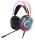 Deltaco Gaming GAM-186 Kopfhörer & Headset Kabelgebunden Kopfband USB Typ-A Schwarz, Transparent
