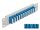 DELOCK 10" LWL Patchpanel 12 Port LC Quad blau 1 HE grau