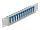 DELOCK 10" LWL Patchpanel 12 Port LC Quad blau 1 HE grau