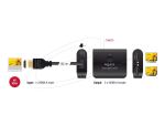 DELOCK HDMI Splitter 1 x HDMI in zu 2 x HDMI out 4K 60 Hz