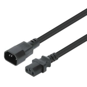 Manhattan 352680 Stromkabel Schwarz 5 m C13-Koppler C14-Koppler