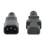 Manhattan 352680 Stromkabel Schwarz 5 m C13-Koppler C14-Koppler