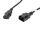 Lanberg CA-C13E-11CC-0050-BK Stromkabel Schwarz 5 m C13-Koppler C14-Koppler