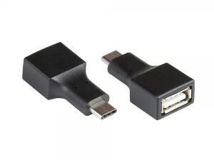 Alcasa USB-AD201 Kabeladapter USB C USB A Schwarz
