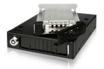 Icy Dock MB991TRAY-B Hard Drive Backplane Schwarz, Silber