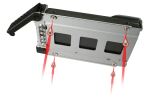 Icy Dock MB991TRAY-B Hard Drive Backplane Schwarz, Silber