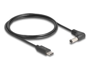 DELOCK Kabel USB Power USB Type-C > DC 5,5 x 2,5mm St 90
