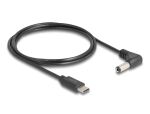DELOCK Kabel USB Power USB Type-C > DC 5,5 x 2,5mm St 90