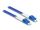 DeLOCK LWL Kabel mit Metallarmierung LC Duplex zu LC Duplex Singlemode OS2 3 m