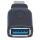 Manhattan USB 3.1 Gen1 Typ C auf Typ A-Adapter, Typ C-Stecker auf Typ A-Buchse, USB 3.1 Gen1, schwarz