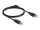 DeLOCK 83566 USB Kabel USB 2.0 1 m USB A USB B 0,48 Gbit/s Schwarz