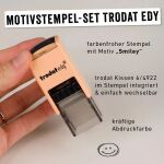 trodat Motivstempel Printy edy pastell+cr Kissen schw de/eng