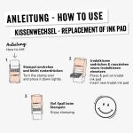 trodat Motivstempel Printy edy pastell+cr Kissen schw de/eng