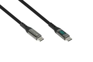 Alcasa 2213-D010S USB Kabel USB 2.0 1 m USB C 0,48 Gbit/s 100 W Graphit