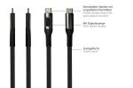 Alcasa 2213-D010S USB Kabel USB 2.0 1 m USB C 0,48 Gbit/s 100 W Graphit