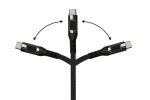 Alcasa 2213-D010S USB Kabel USB 2.0 1 m USB C 0,48 Gbit/s 100 W Graphit