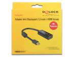 DeLOCK 62613 Videokabel-Adapter 0,2 m Mini DisplayPort HDMI Typ A (Standard) Schwarz