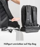 Onemate Travel Backpack Pro schwarz