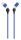 2GO 797368 USB Kabel 1,2 m USB A/USB C USB C/Lightning Schwarz, Blau